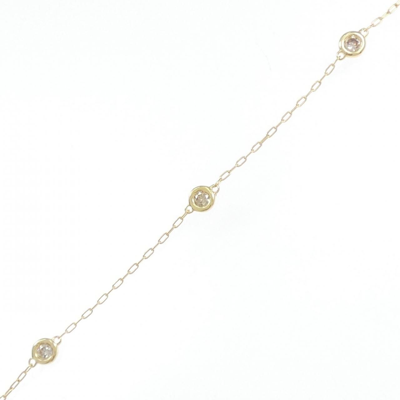 K18YG ダイヤモンド ブレスレット 0.30CT