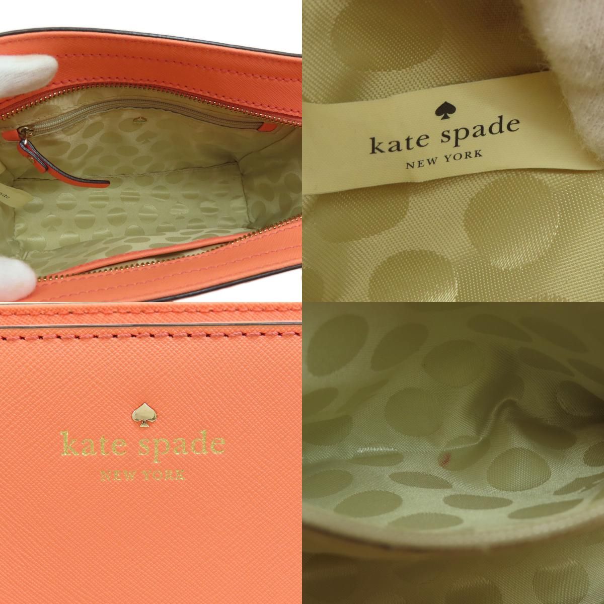 kate spade ケイトスペード ロゴ金具 ショルダーバッグ PVC レディース  