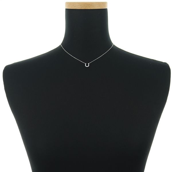 4℃ ネックレス ダイヤ ダイヤモンド ホースシュー Pt850 #174809