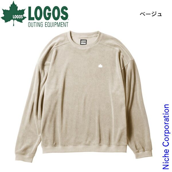 ロゴス リプナー ボディリカバリーベロア スウェット 35212 66 ベージュ L