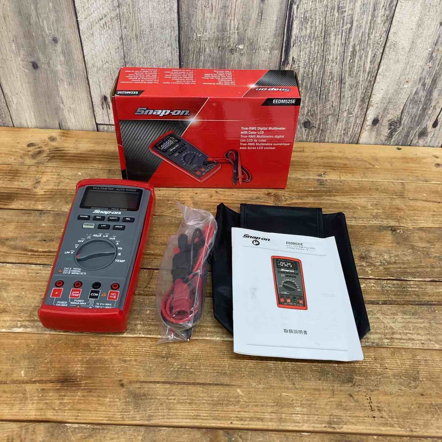 店頭 Snap-on スナップオン デジタルマルチテスター テスター EEDM525E 東大和店