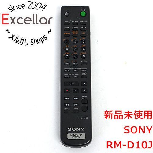 bn:18] 【新品(開封のみ)】 SONY オーディオリモコン RM-D10J - 家電