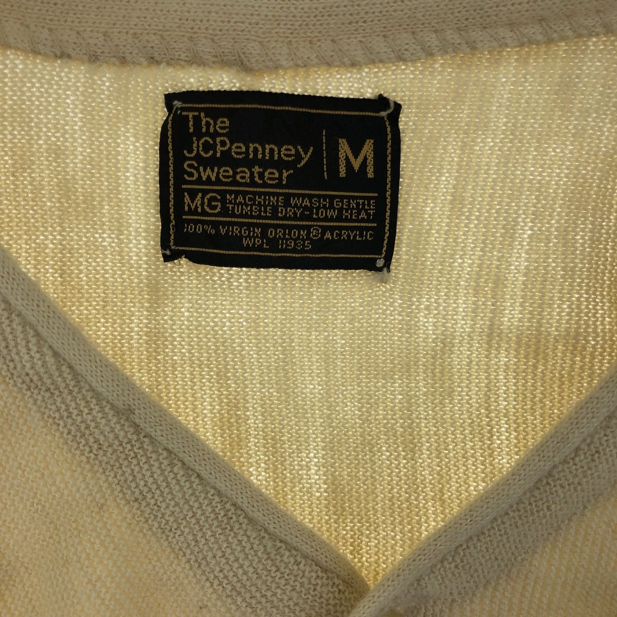 70年代JCペニー、サイズ44? 古着 70年代 ジェイシーペニー J.C.Penney THE JCPenny SWEATER