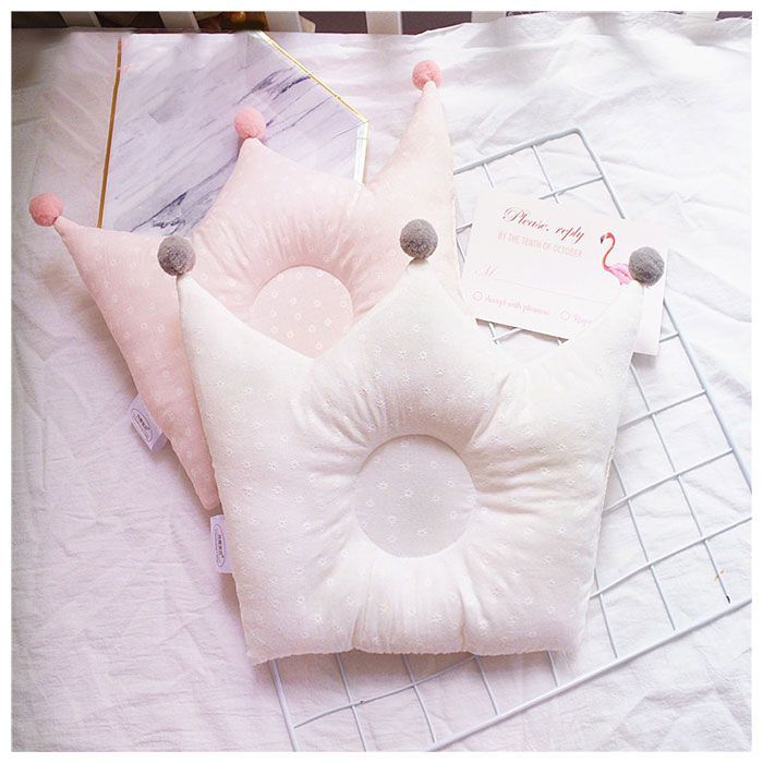 ☆ イエロー ☆ 赤ちゃん用まくら bpillow52 ベビー枕 ベビーまくら 赤ちゃんマクラ 赤ちゃん ベビー 枕 まくら ピロー 綿 コットン クラウン クラウン型 王冠 王冠型 かわいい おしゃれ 0歳 1歳 出産祝い お昼寝 おひるねアート 写真 撮影