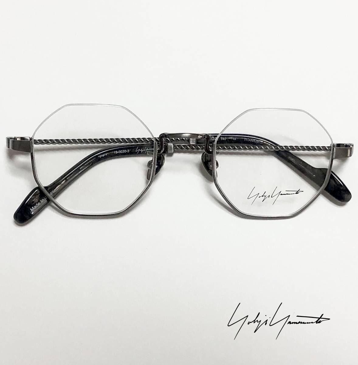 新品　Yohji Yamamoto ヨウジ ヤマモト　眼鏡　オクタゴン　べっ甲 新品 Yohji Yamamoto ヨウジ ヤマモト 眼鏡 オクタゴン べっ甲