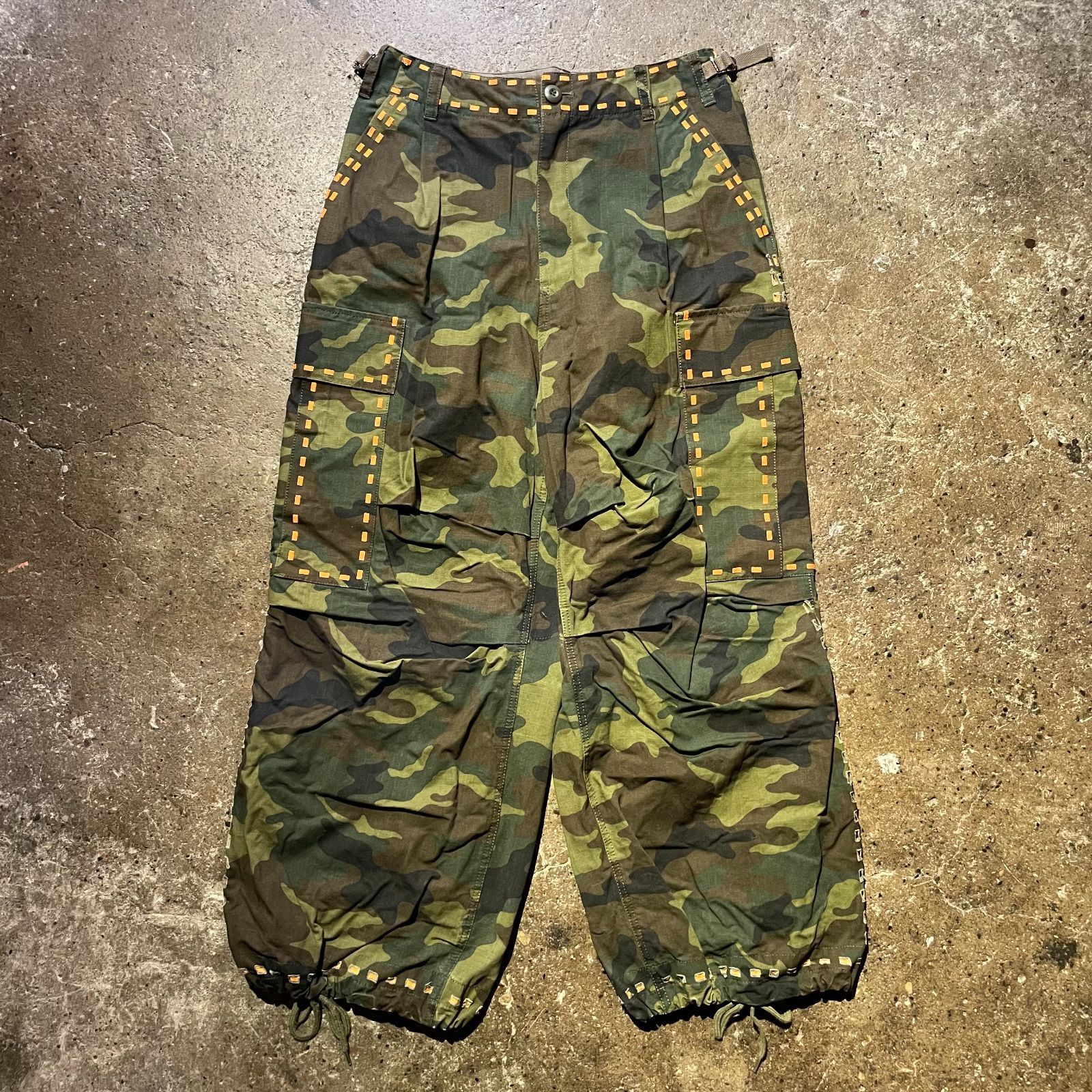 SOUSOU パンツ AMOK Laser Stitch Camoflage Pants 232061-A アモク レーザー