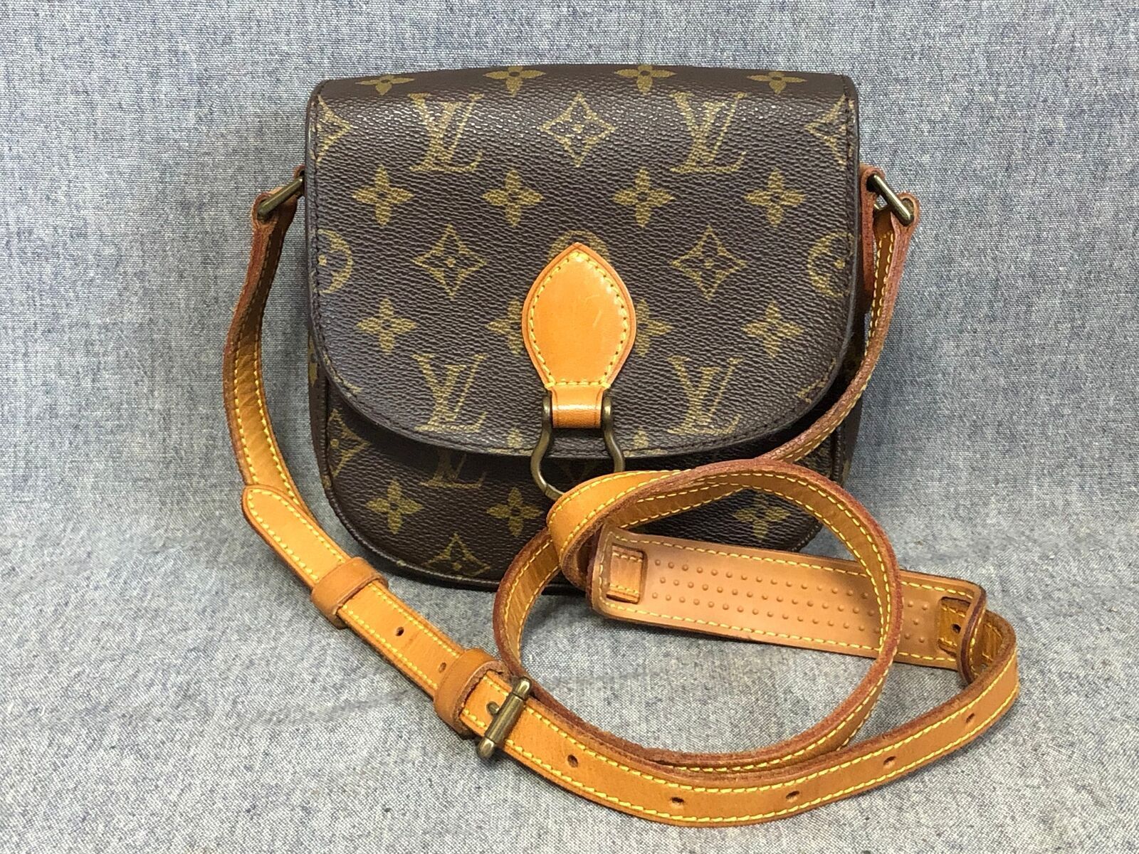本物保証】ルイヴィトン Louis Vuitton ミニ サンクルー 斜め掛け 