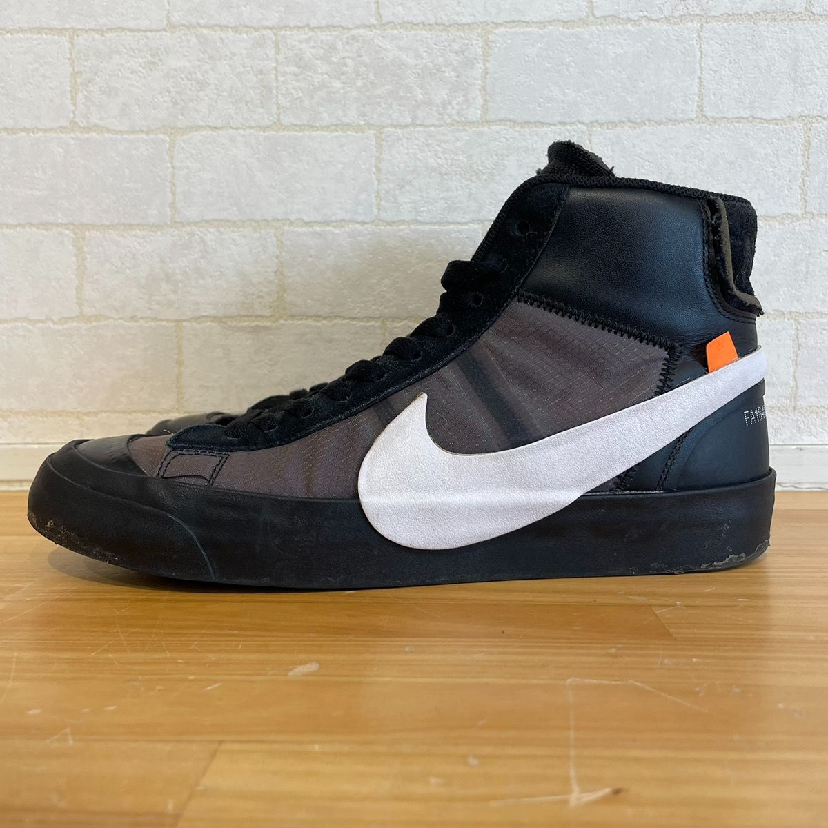 ナイキ NIKE ×OFF WHITE オフホワイト THE 10 BLAZER MID ザ テン ブレーザー ミッド GRIM REAPER グリム  リーパー AA3832-001