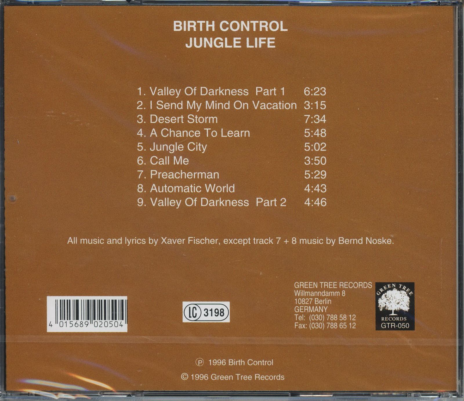 BIRTH CONTROL JUNGLE LIFE ドイツ盤 - www.jcbonds.com