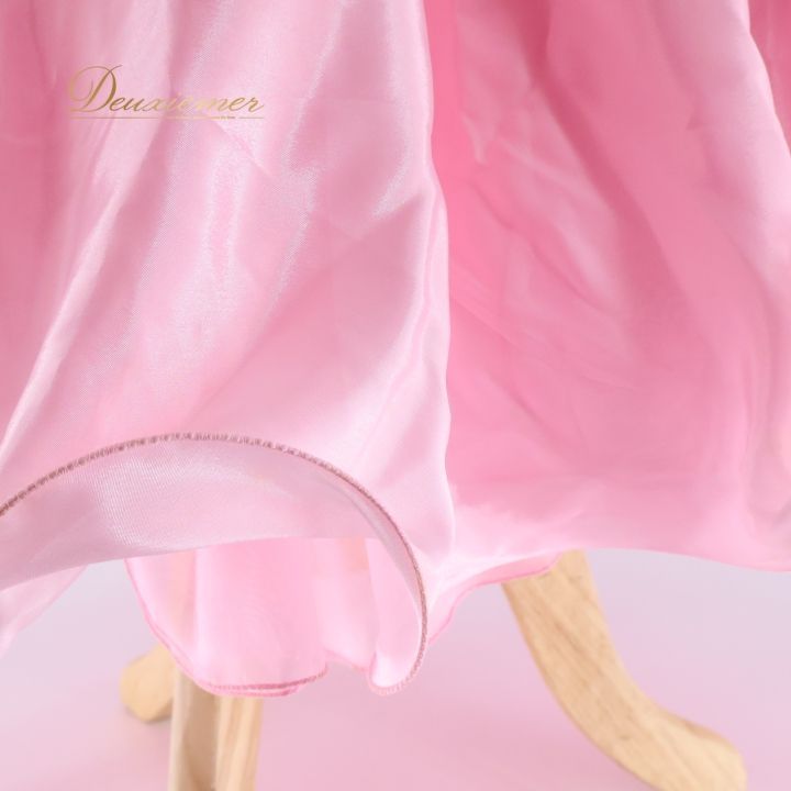 社交ダンス 衣装 白樺ドレス スタンダード ドレス スタンダードドレス ワンピース フロート リボン かわいい 光沢 ピンク系 デモ 競技 パーティ 発表会 可愛いデザイン ドレスアップ ダンス衣装 フォーマル 明るいピンク 優雅 清楚 エレガント