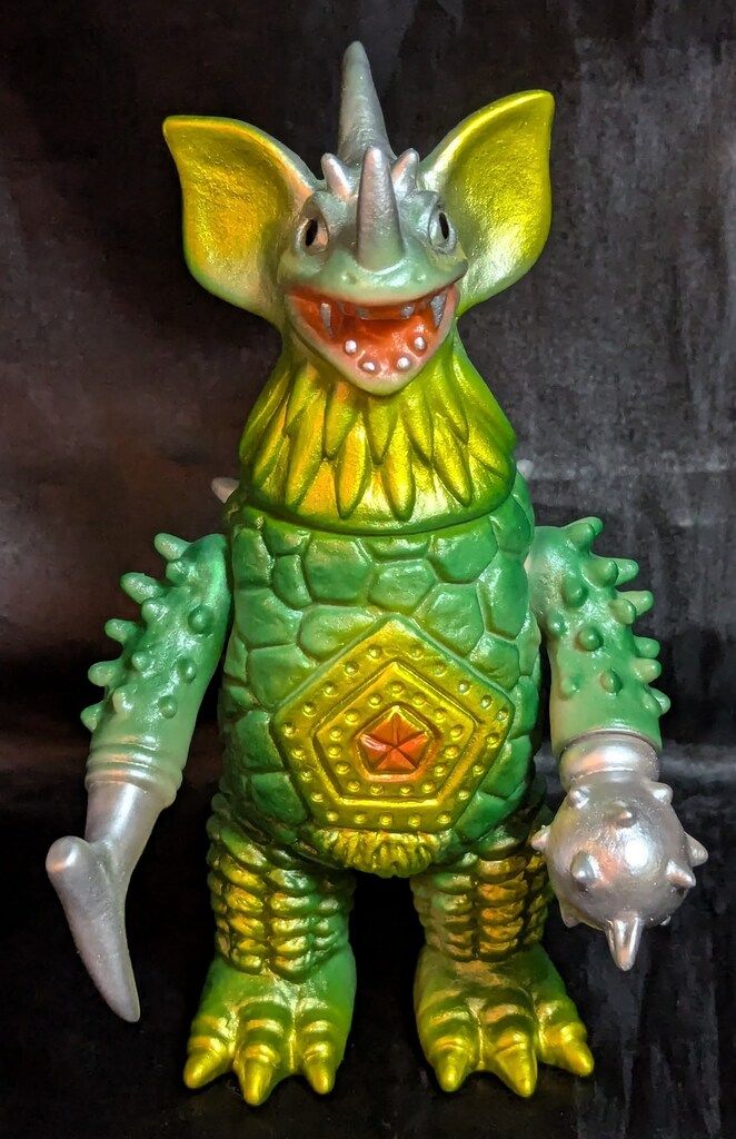 ブルマァク BULLMARK リトルタイラント グリーン ソフビ ブルマァク