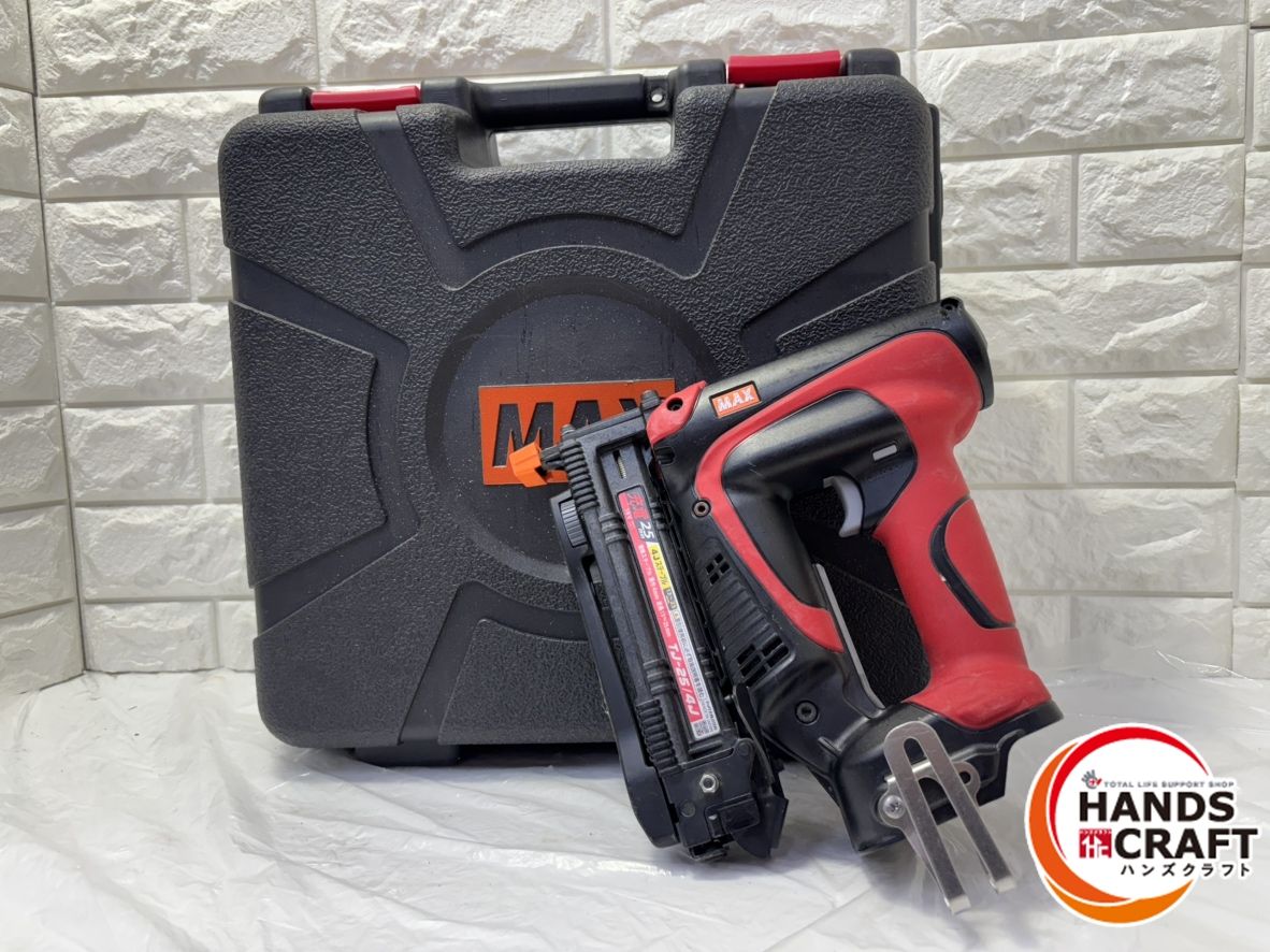 MAX TJ-25 4J j充電式25mmタッカ 18V バッテリー×1 充電器×1 ケース付