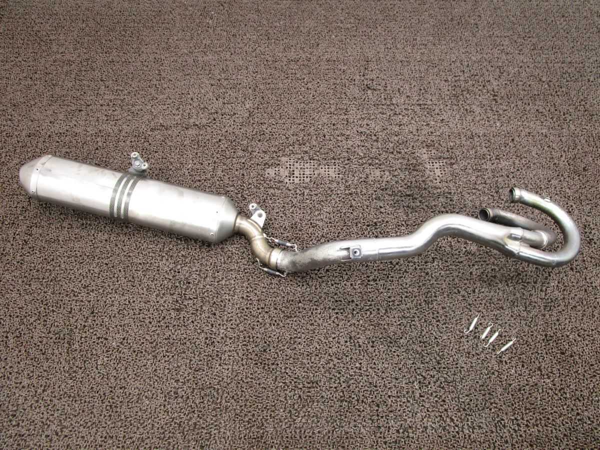 KTM 640LC4 アドベンチャー 社外 AKRAPOVIC マフラー A7163 サイレンサー VBKGSN カスタム素材に 584 キャブ車 動画有 ADVENTURE