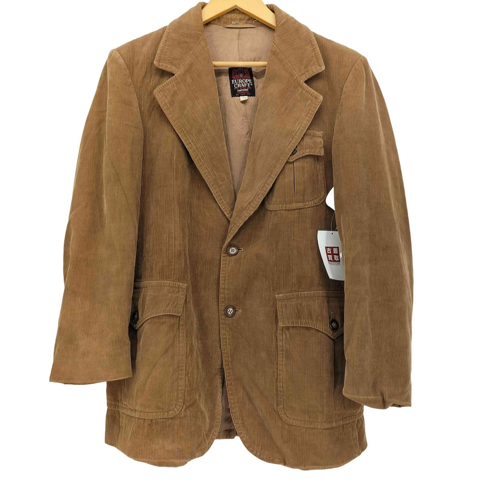 ユーズドフルギ USED古着 60S EUROPE CRAFT コーデュロイ 2B 
