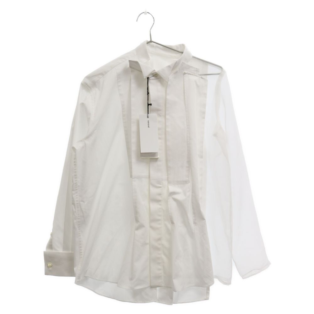 Sacai (サカイ) 23AW Chiffon Mix Cotton Poplin シフォンミックス