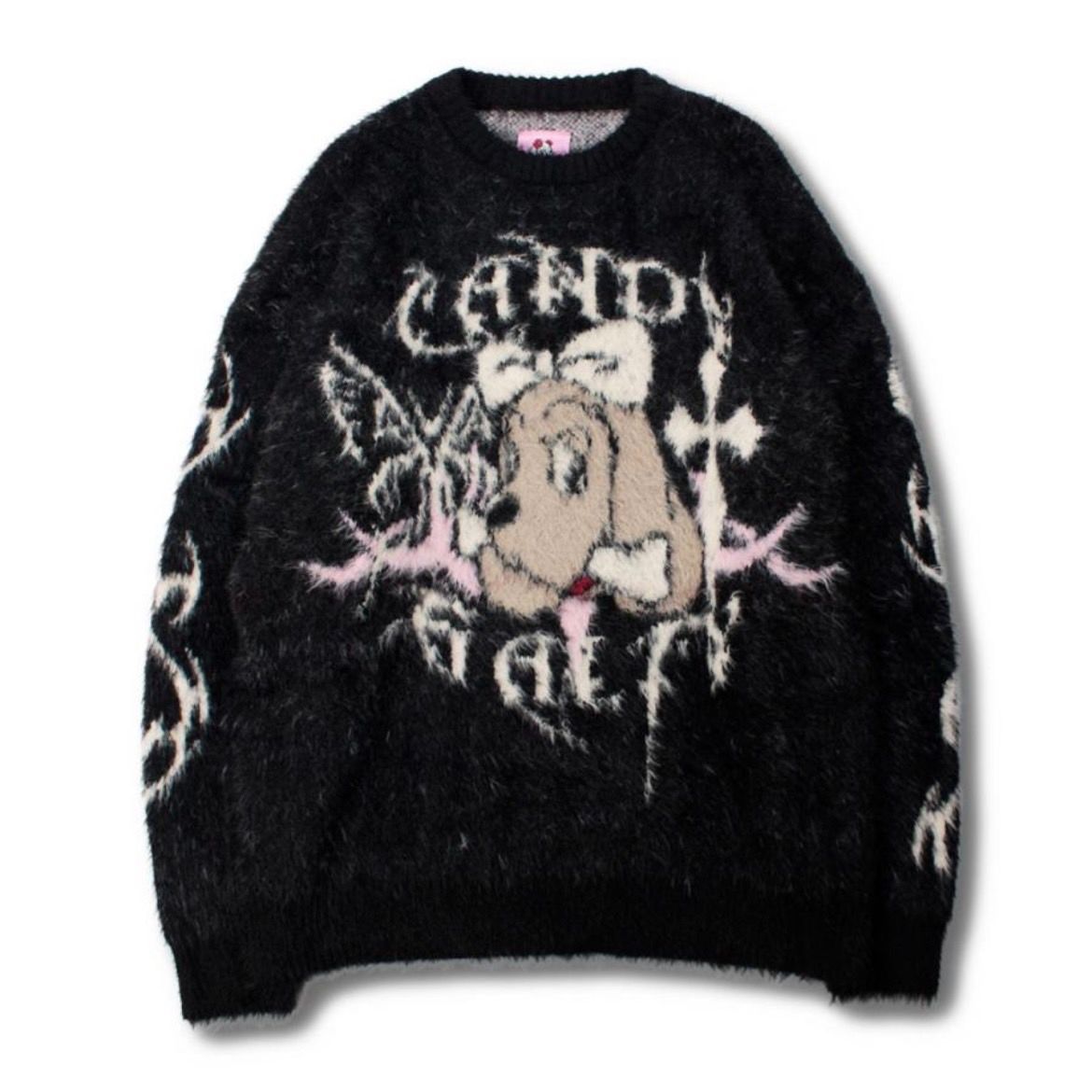 ☆【新作】【GALFY／ガルフィー・ふわふわダークキャンディーニット