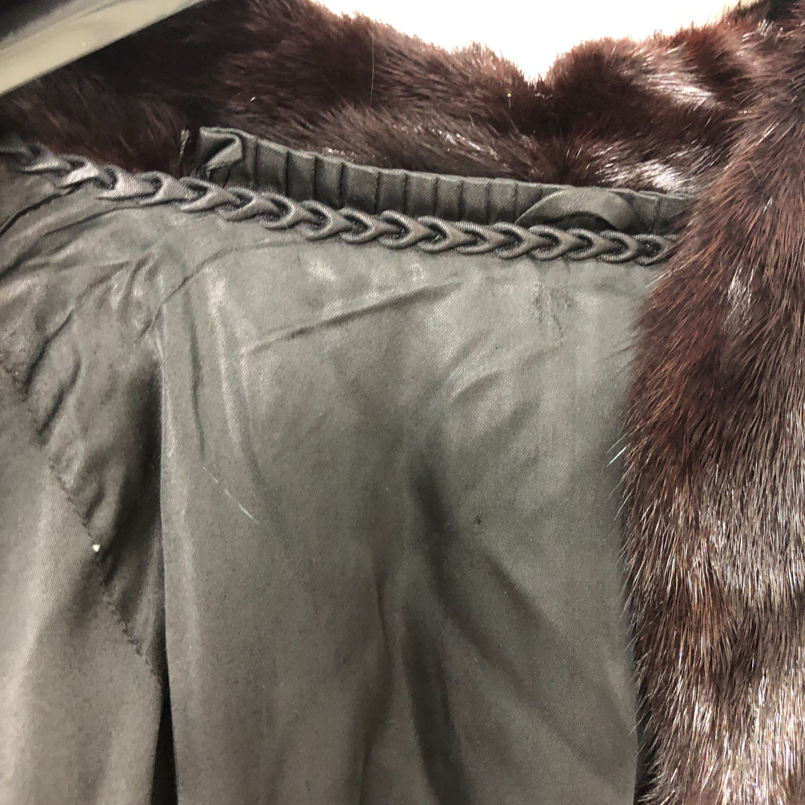 サガミンク SAGA MINK 銀サガ 毛皮コート サファイアミンクファー