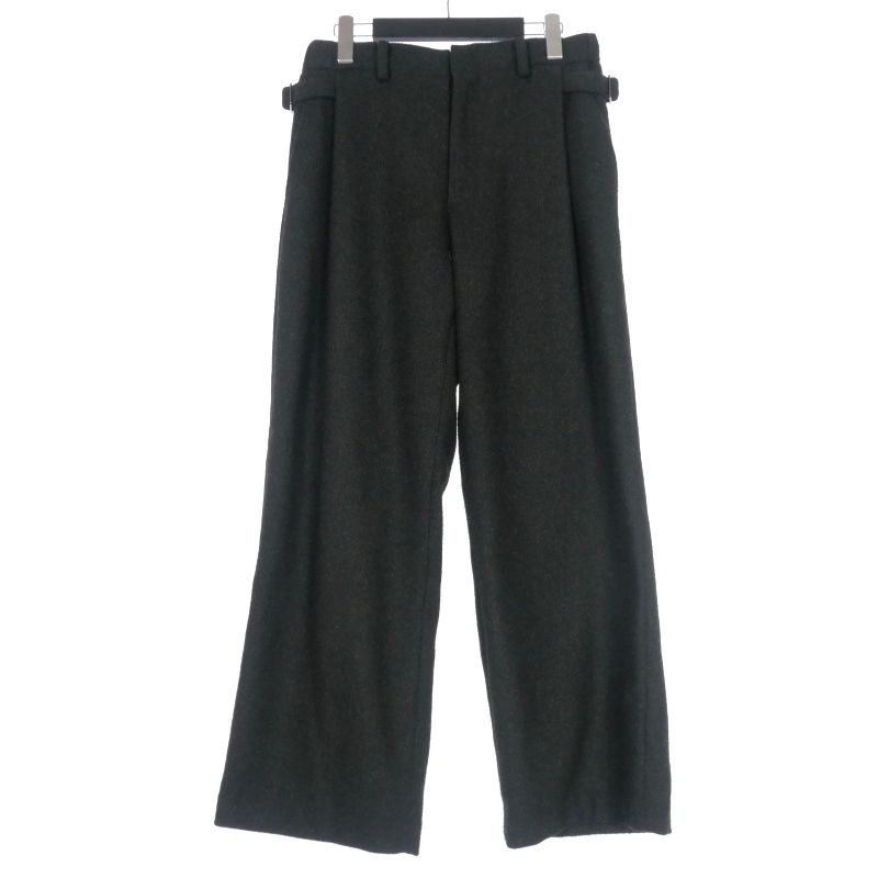 wym ファッション WYM TWEED BAGGY SLACKS