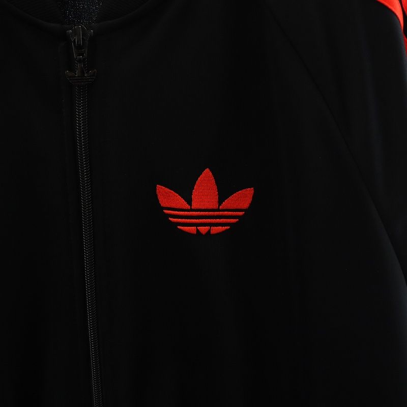 アディダスオリジナルジャージ☆トラックジャケット☆黒/赤　XO アディダスオリジナルス adidas originals SST OG Track Top トラック