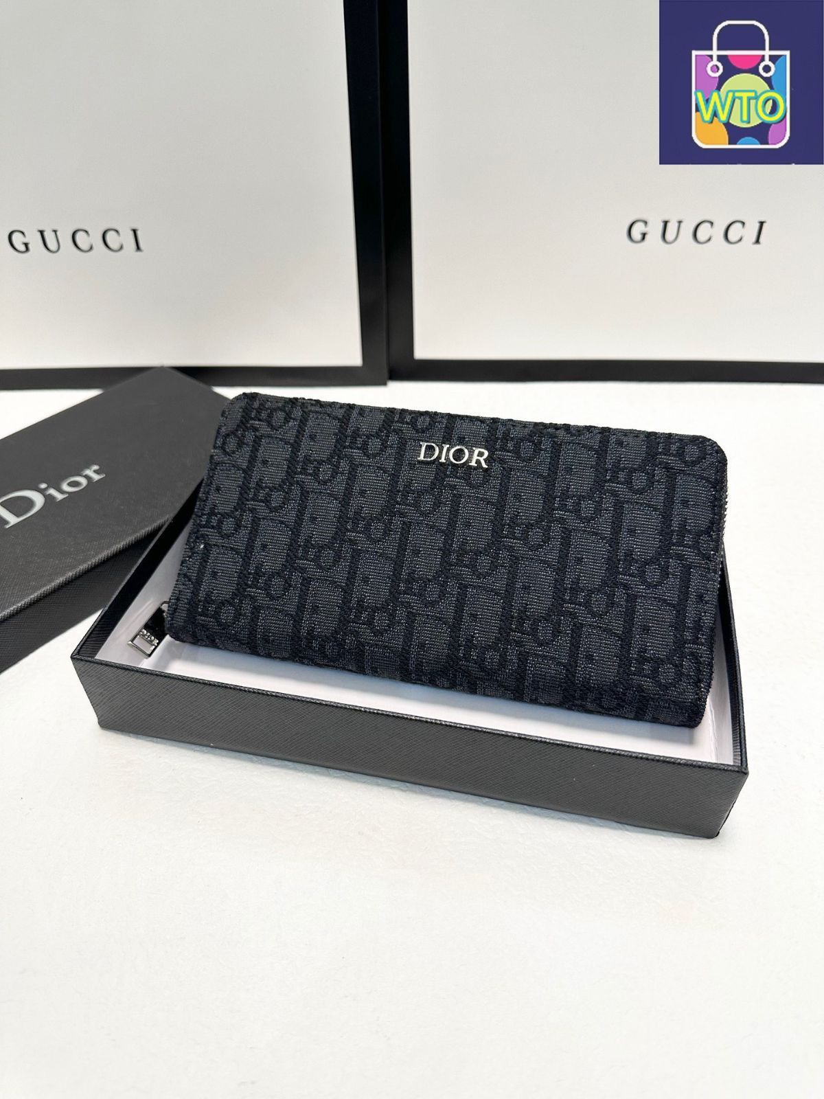 Dior財布/革財布、両用パスケース財布、男女兼用[本日特価|新品