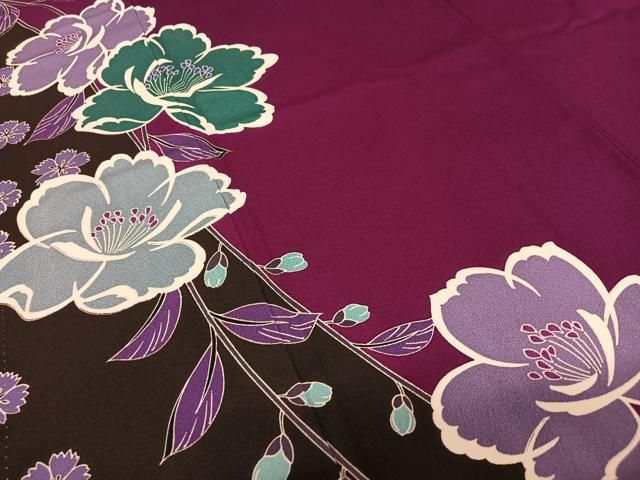 平和屋着物□訪問着 草花文 正絹 逸品 AAAS7172zg - メルカリ 