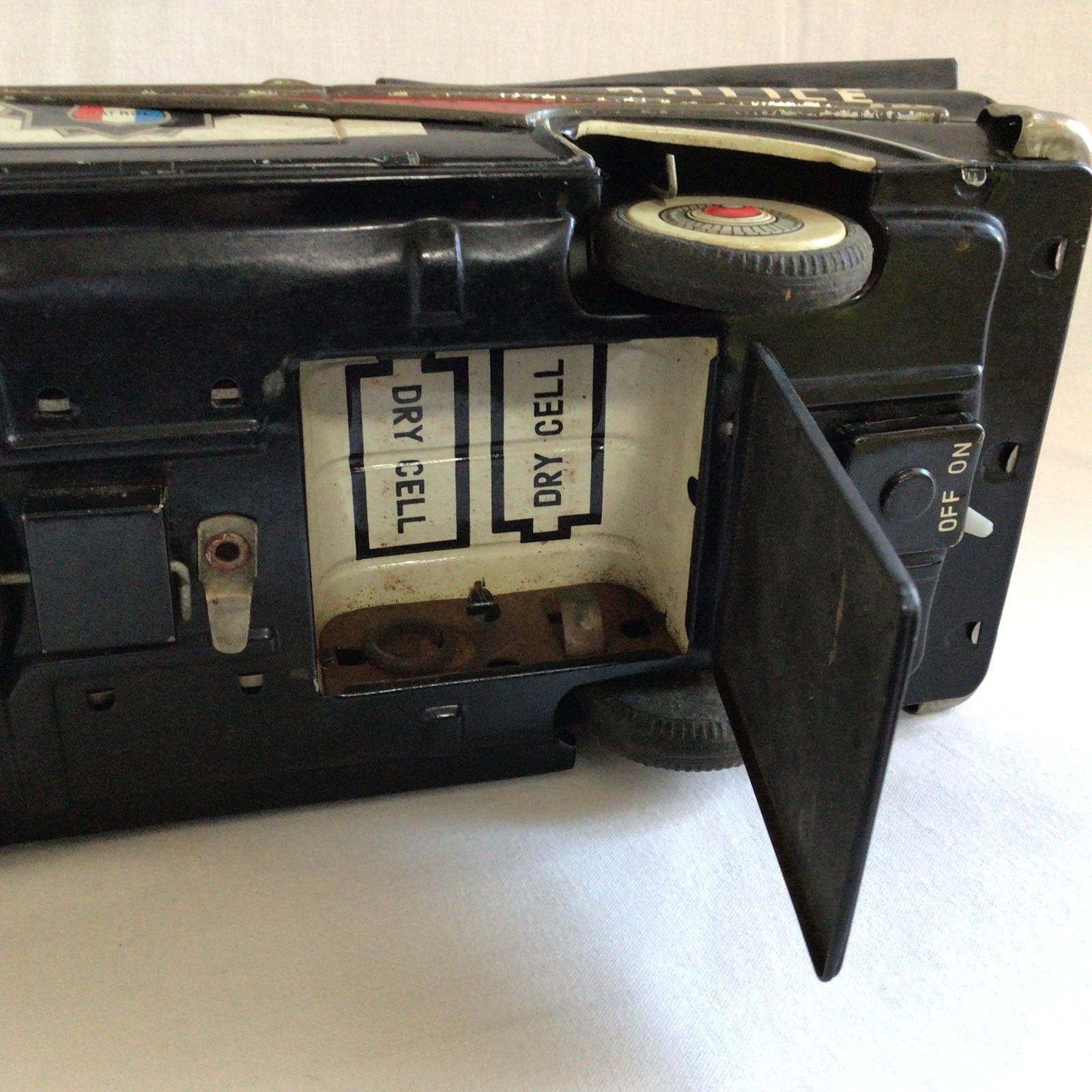 レトロ ヴィンテージ ブリキ製 パトカー おもちゃ 昭和レトロ 警察車両