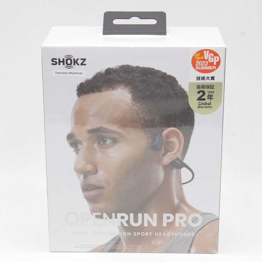 新品/未開封】Shokz OpenRun Pro SKZ-EP-000007 ブラック ワイヤレス骨