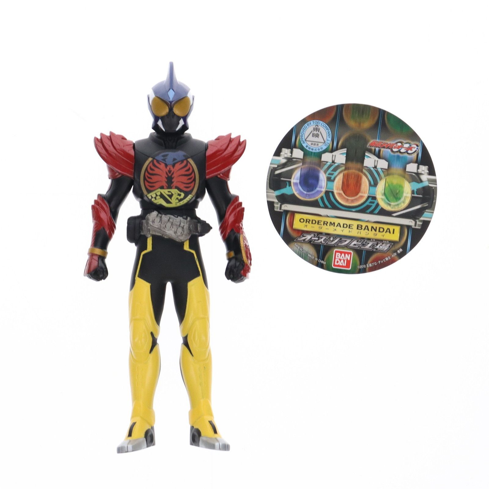 PREMIUM BANDAIより仮面ライダーオーズソフビ17cm 25点 仮面ライダーソフビシリーズ 仮面ライダーオーズ タトバコンボ