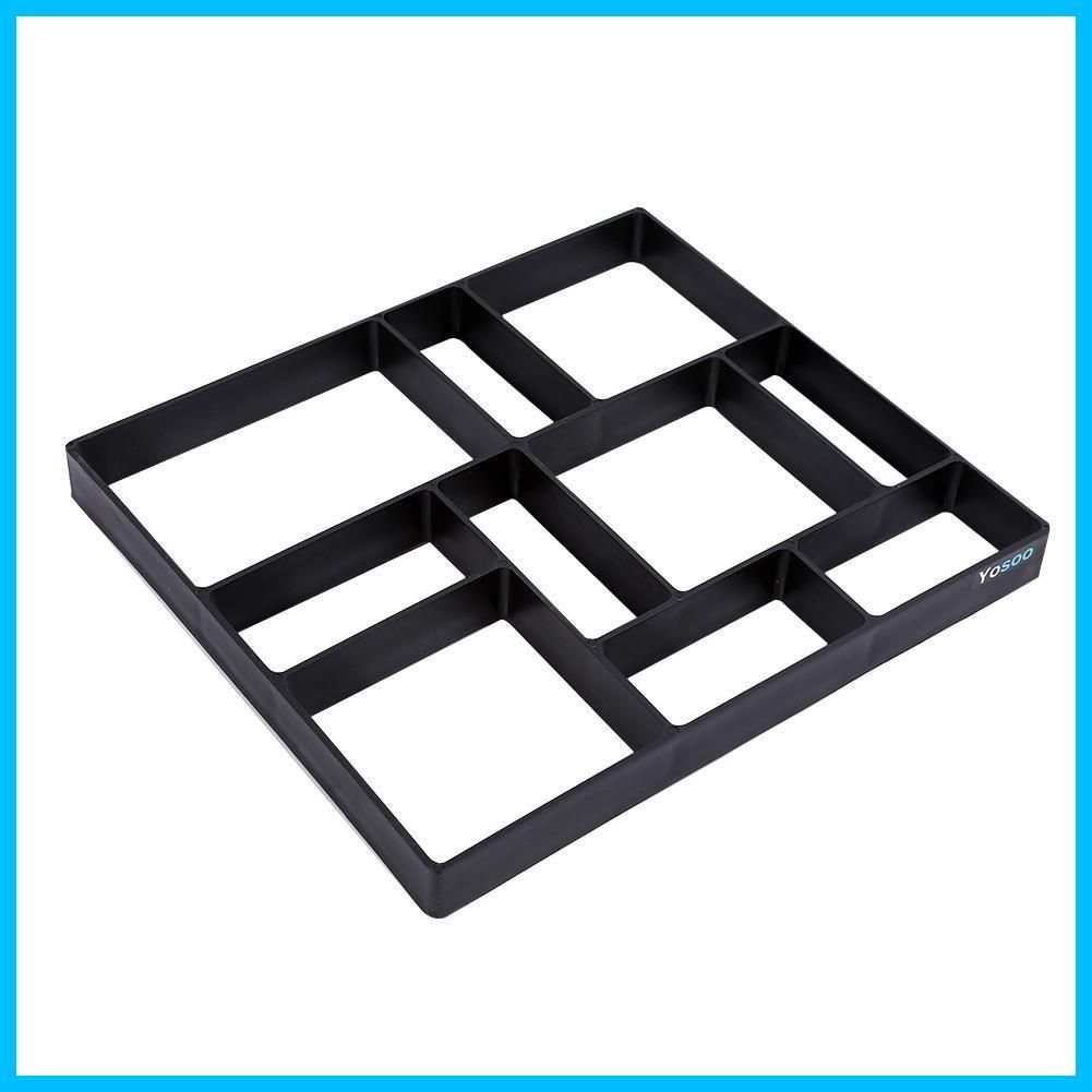 【迅速発送】45*40*4cm 舗装金型 ガーデン用 型枠 モールド PP製 DIY ガーデニング セメント 床 庭レンガ 石畳 遊歩道 景観コンクリート 遊園地歩道などに装飾 金型 鋳型 成形 ガーデン舗装金型