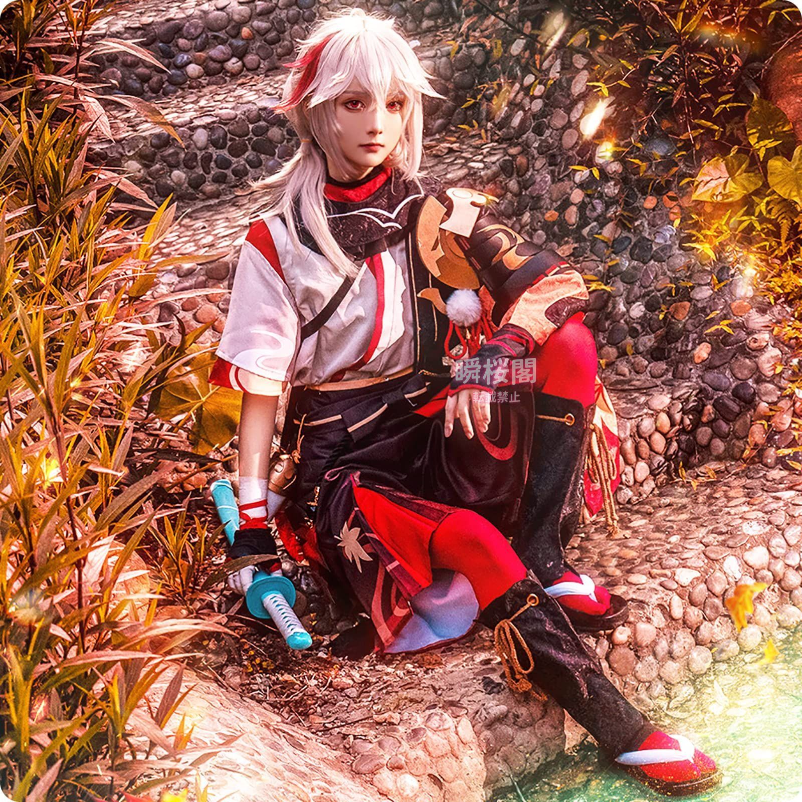 原神　稲妻　楓原和葉　コスプレ　観賞用　　蒼古なる自由への誓い 31R3VG1f-AL.jpg_BO30,255,255,