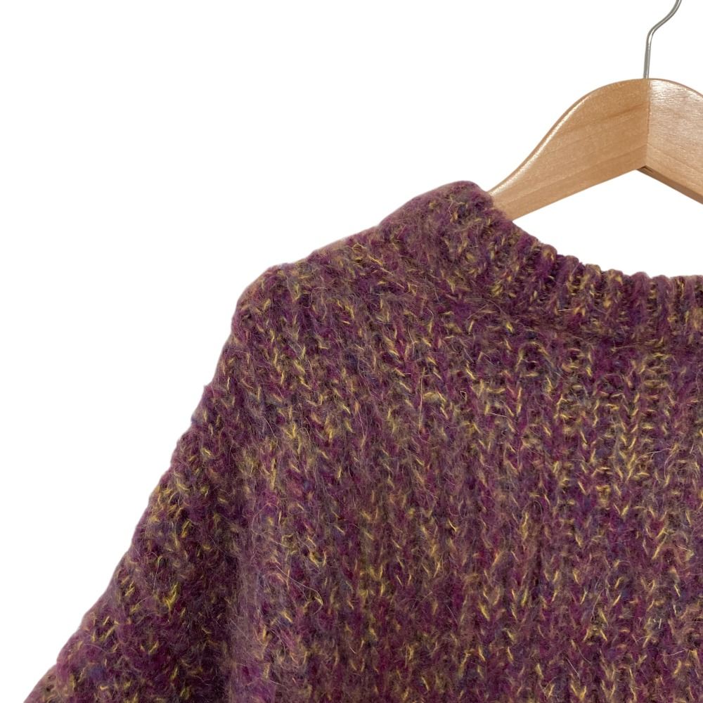 MAISON SPECIAL - 美品 22AW MAISON SPECIAL メゾンスペシャル MOURINE KIDモヘヤプライムオーバークルーネックニットプルオーバー 1 パープル メンズ レディース 古着 中古 USED MAISON SPECIAL - 美品 22AW MAISON SPECIAL メゾンスペシャル