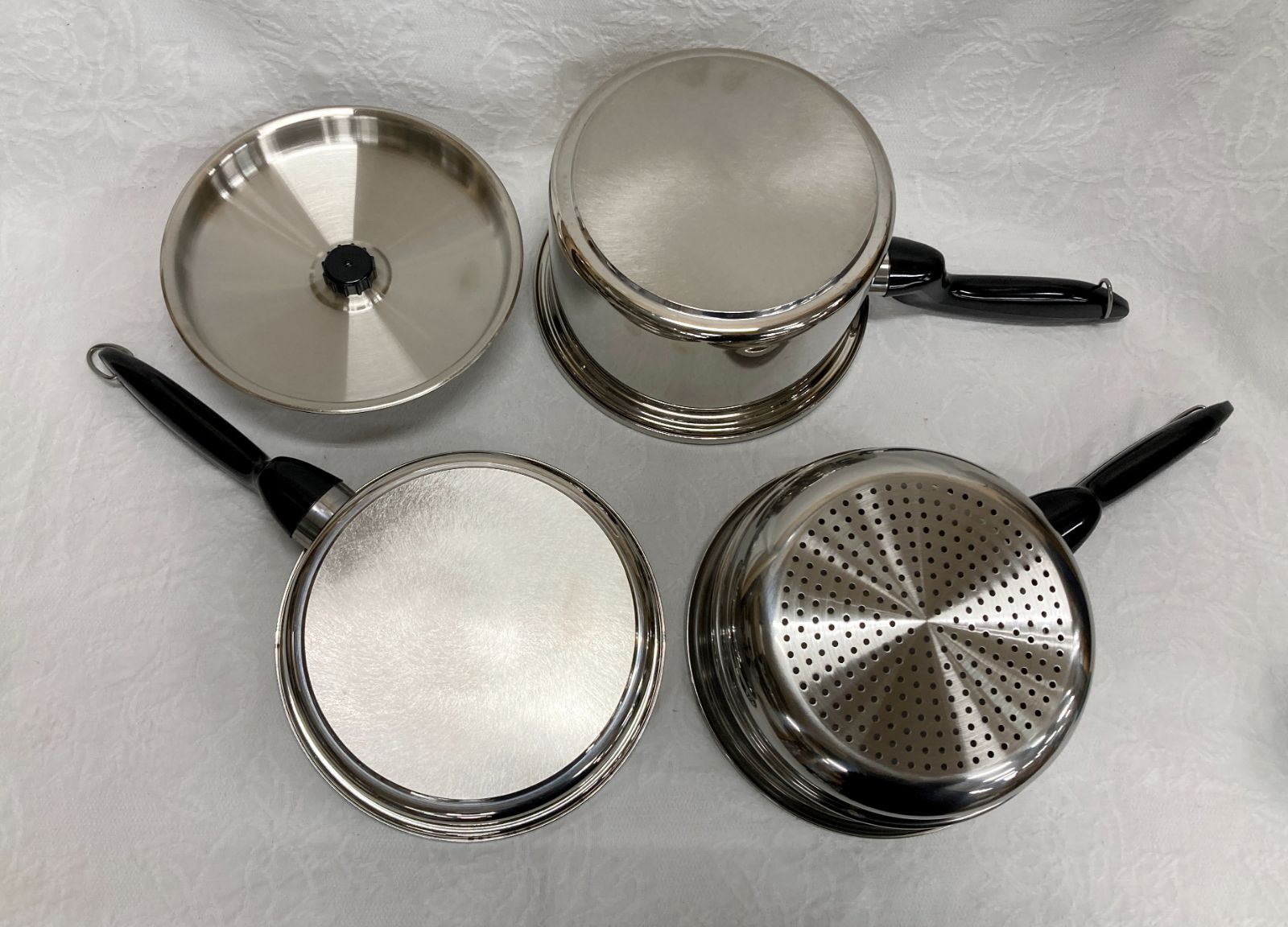 〇未使用 permanent パーマネント クックウェア 片手鍋 3点セット