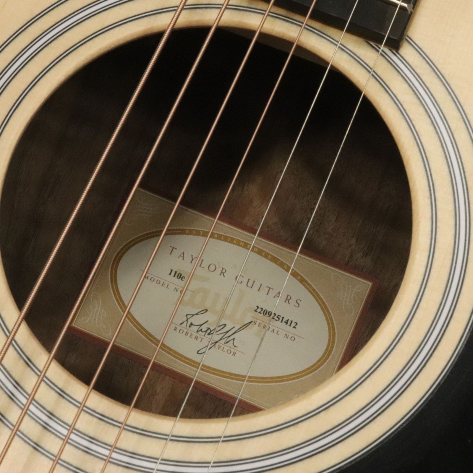  Taylor 110 e Walnut スピーカーケーブル エフェクトラック アコースティックギター ギター