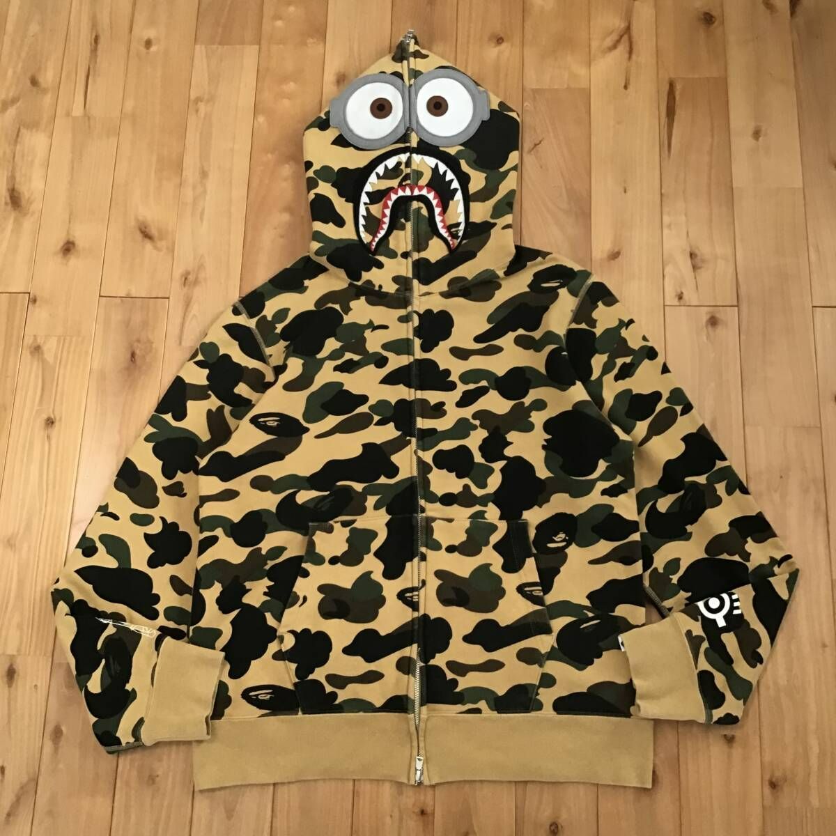 ミニオン シャーク パーカー Lサイズ a bathing ape BAPE camo