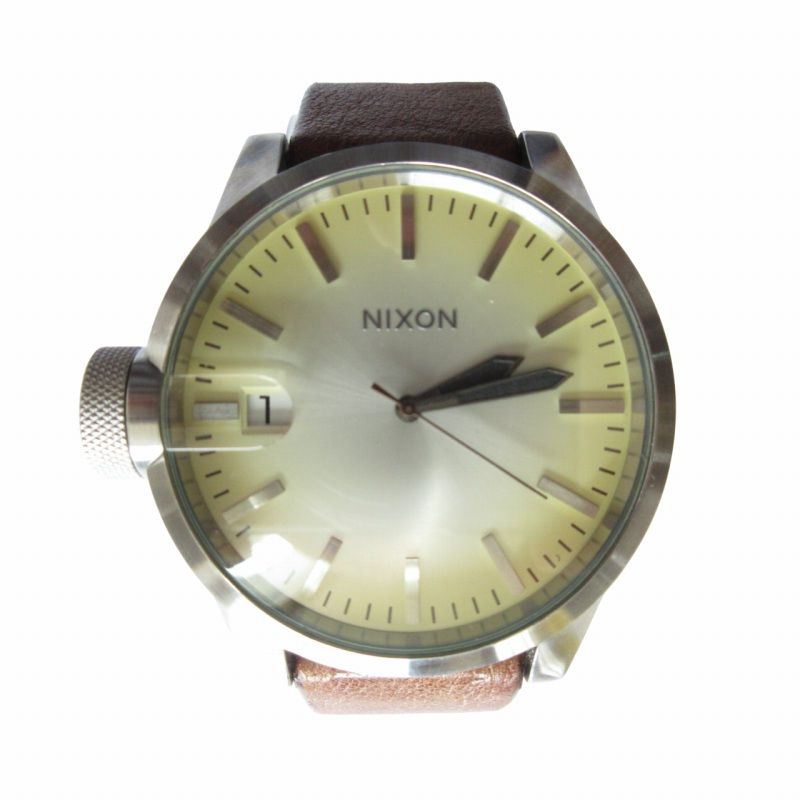 NIXON ニクソン MAGNIFIED CHRONICLE クロニクル 腕時計 Nixon Magnified The Chronicle Stainless Steel Swiss Movement