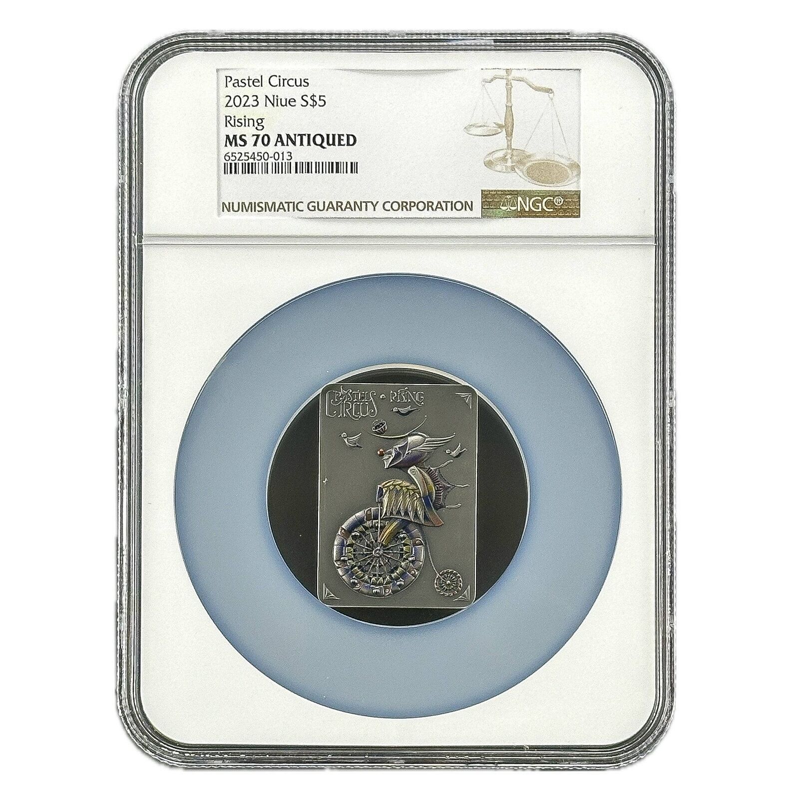 2 oz Silver Circ Coin 2025 | MS70 Niue Pastel Design