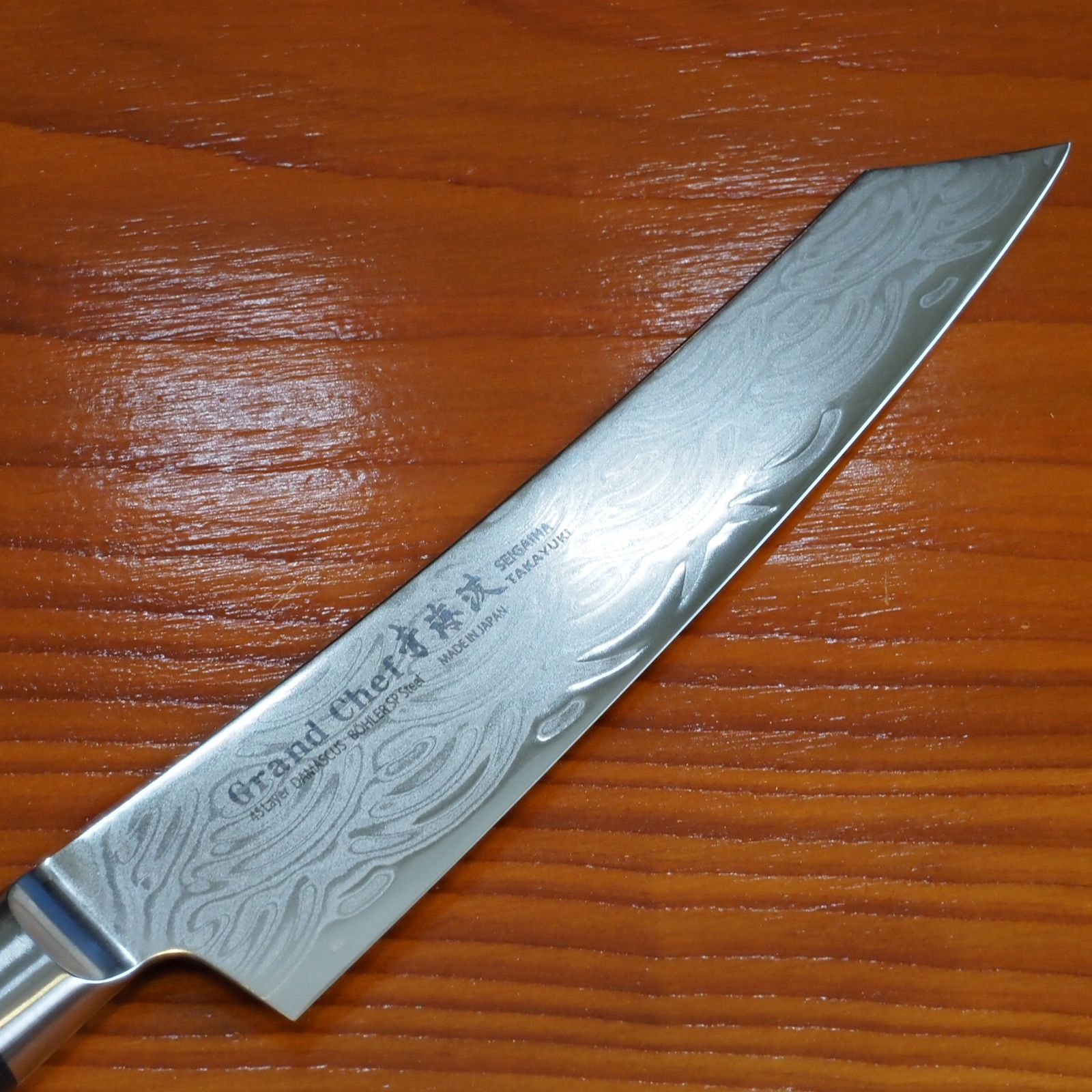 堺孝行 150mm 剣型ペティ グランドシェフ青海波 日本製 ポーラーN685