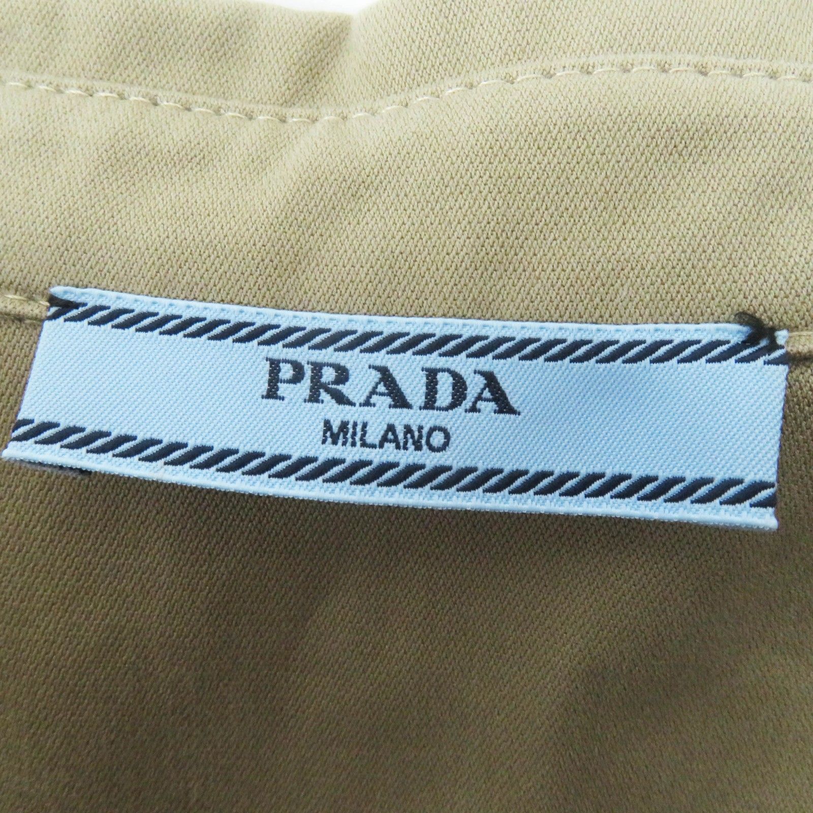 極美品◎PRADA プラダ 2023年製 P293HT コットン リネン