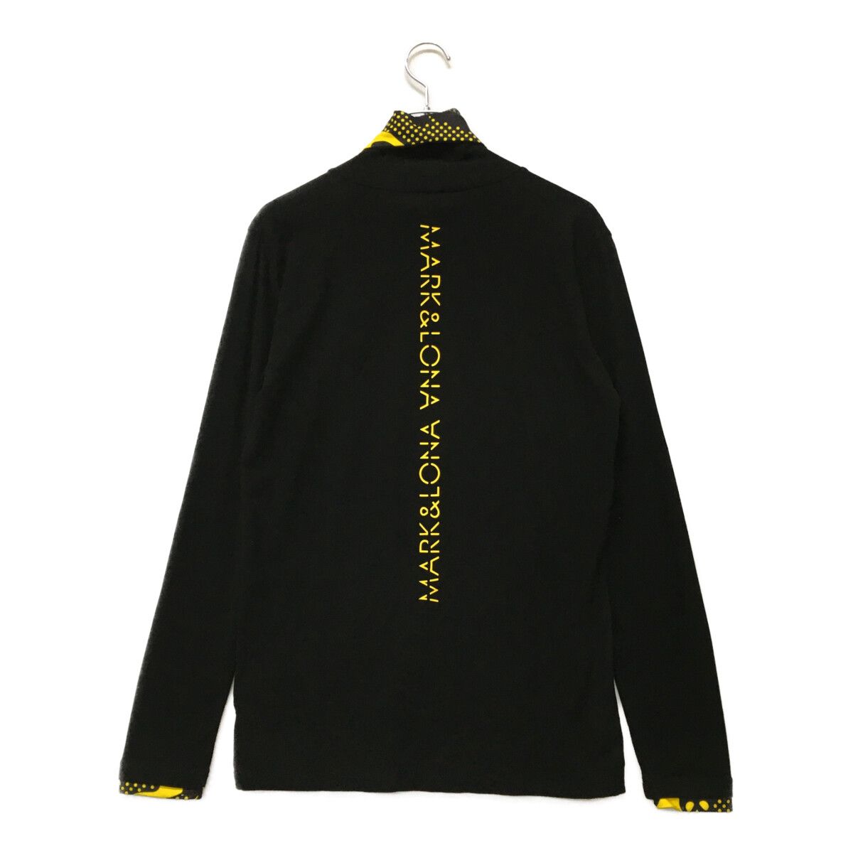 MARK&LONA ブラック長袖シャツ　46 Mサイズ 未使用品 メンズ マークアンドロナ MARK&LONA 長袖シャツ 46(M