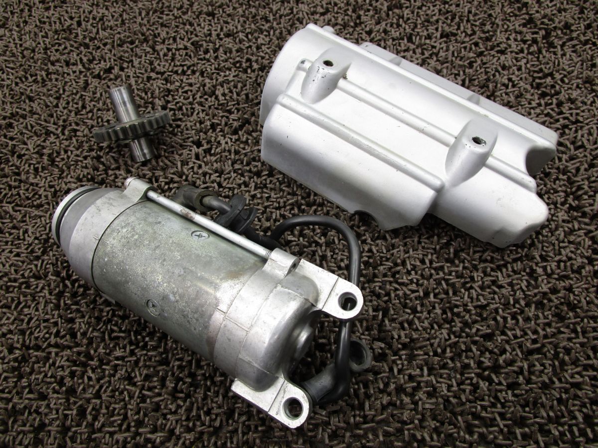 XS750SPL セルモーター カバー ギア O219！1J7 動作確認済み ヤマハ 【 1J7 】 キャブ車 動画有 スペシャル