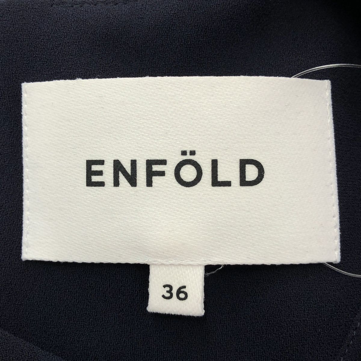ENFOLD エンフォルド 17SS ボックスプルオーバーブラウス