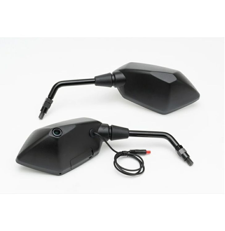ディーライド D-ride ミラー一体型ドライブレコーダー ポリゴンタイプ 10mm 正ネジ DR-05BP