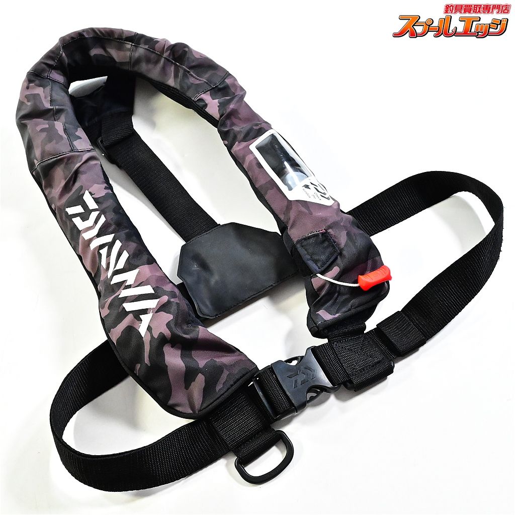 ダイワ 膨張式ライフジャケット DF-2007 2018年7月製造 桜マーク有 救命胴衣 DAIWA LIFE Jacket K_060 e08011