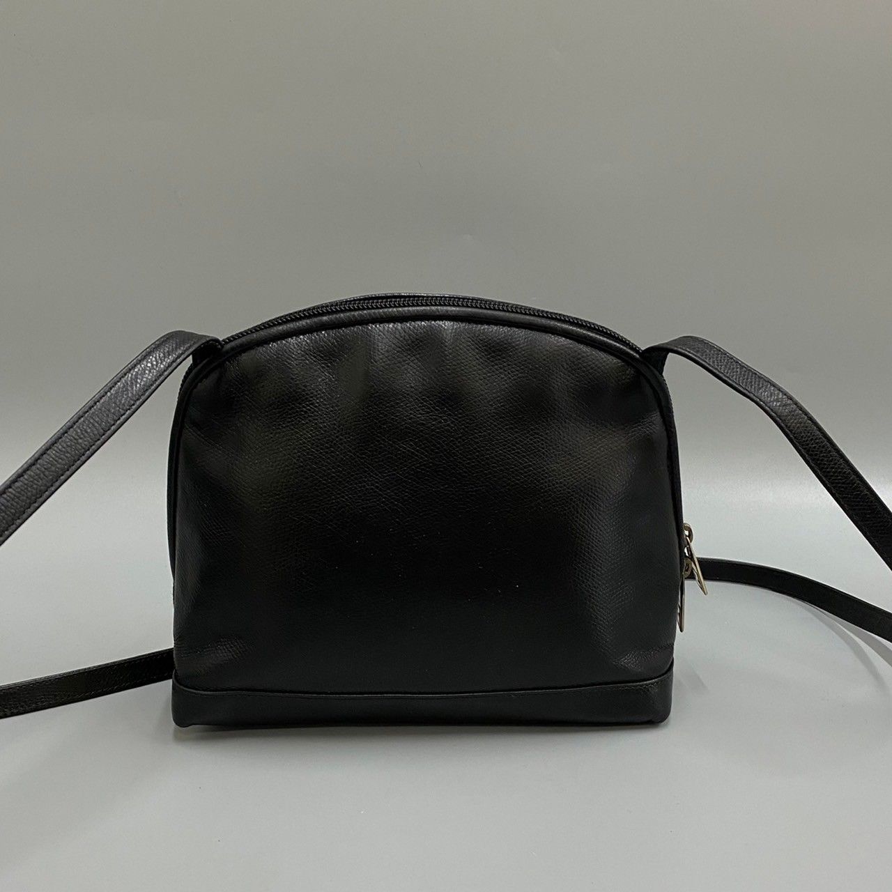 極上 美品 希少品 FENDI フェンディ FF ロゴ レザー 本革 ミニ 
