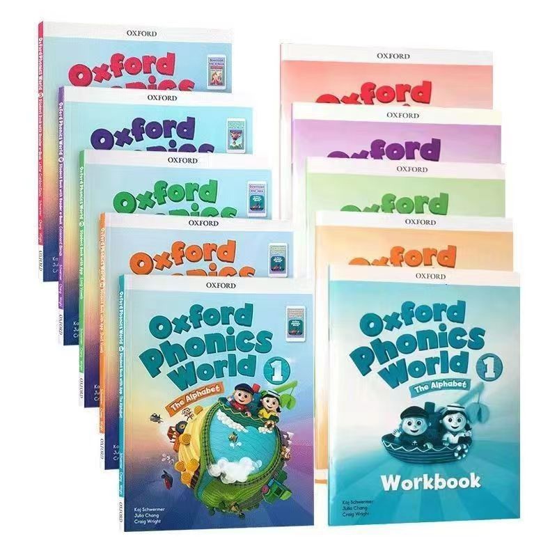Oxford Phonics World絵本10冊　英語勉強　英語入門　子供英語　洋書　新品　フォニックス　単語カード
