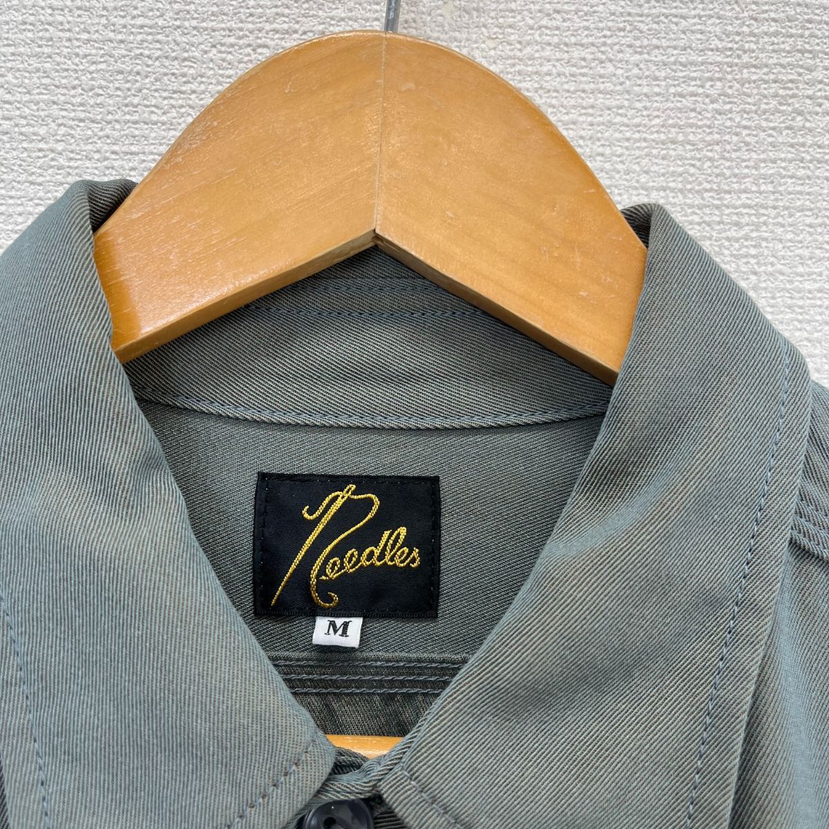 Rebuild by Needles パッチワーク長袖シャツ Rebuild by Needles パッチワーク長袖シャツ