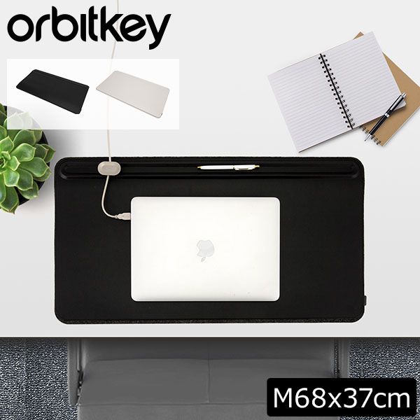 オービットキー Orbitkey デスクマット Mサイズ 68×37cm マウスパッド デスク ワークスペース 机周り テレワーク 整理 DKMT-MD1 Desk Mat 父の日 OBK-96