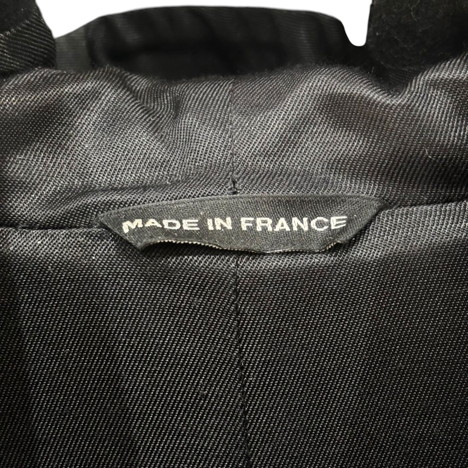90's agnes b. homme Hooded Wool Coat Made in FRANCE 90s 90年