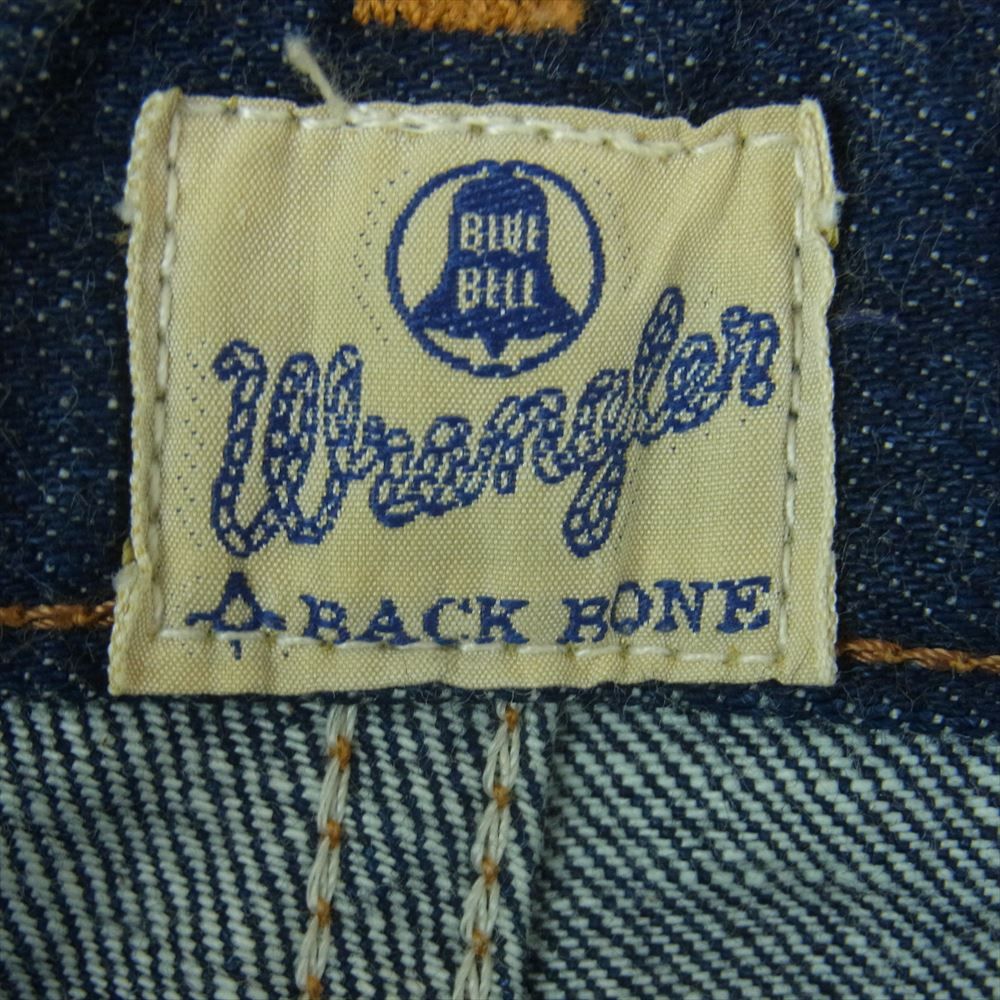backbone Wrangler ブラック ブーツカットデニムパンツ フレア