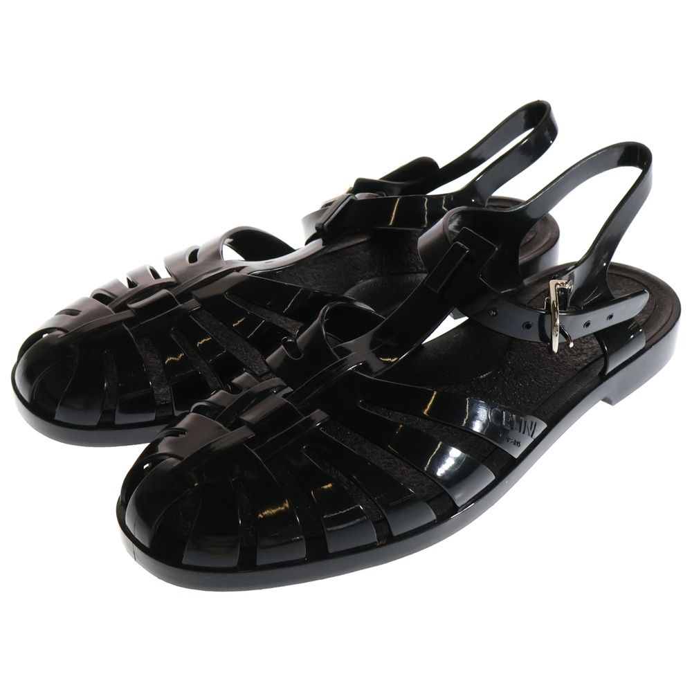 CELINE セリーヌ 20SS ラバー グルカサンダル ブラック レディース